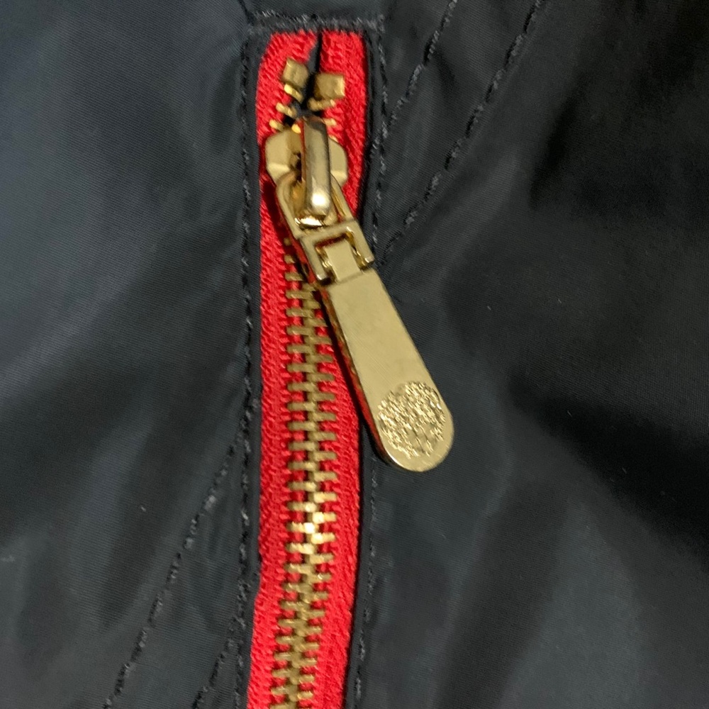 Vince Camuto Navy Utility Jacket with Red Trim - Picture 8 of 13